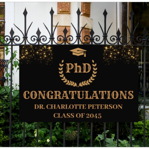 Congratulations PhD Graduate Banner