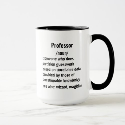 Funny Professor Definition Mug